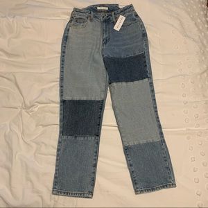 Pacsun patchwork mom jeans